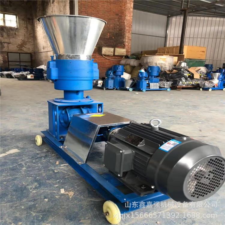 小型220v鸡鸭兔牛羊猪家用养殖设备玉米秸秆制粒机畜禽饲料挤压机