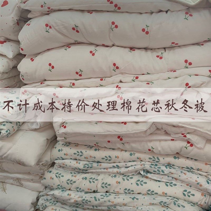 刘大姐家 赔钱处理m一批刚做好的厚实暖和 纯正棉花被 冬被棉花芯