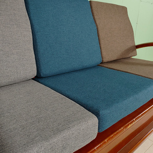 前低后高沙发垫弧形波形斜面凹陷老式实木红木椅子坐垫厚海绵垫子