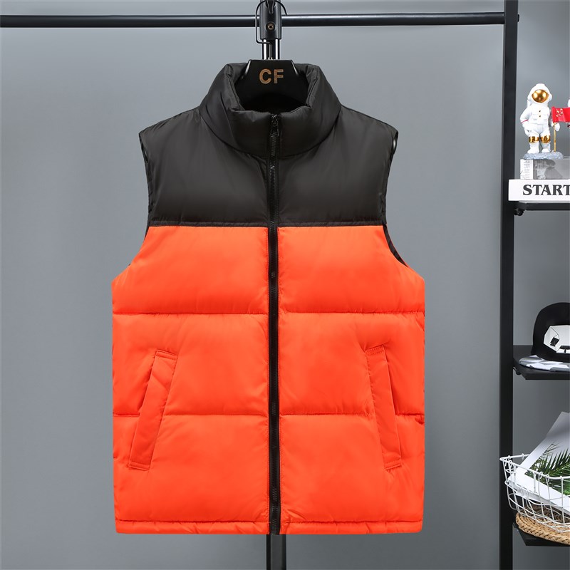 新款加厚羽绒棉马甲定制印logo男女坎肩跆拳道运动公益工作服diy