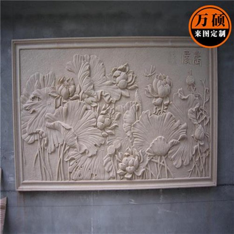 青石汉白玉浮雕制作古代人物将士士马车文化墙浮雕壁画石雕