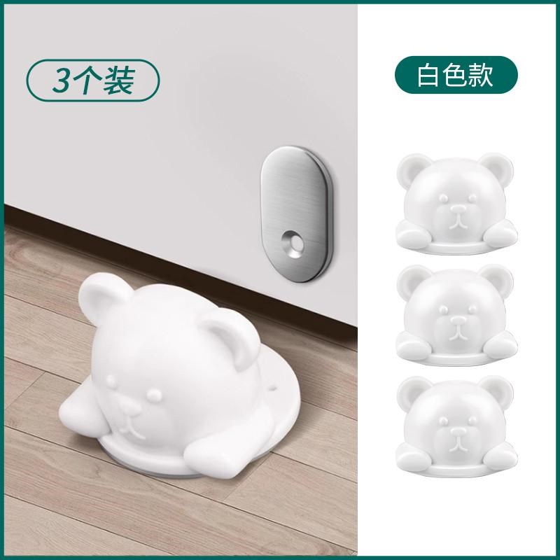 新款门吸门挡器硅胶防新款免打孔门阻门后吸门固定防撞贴碰撞门碰