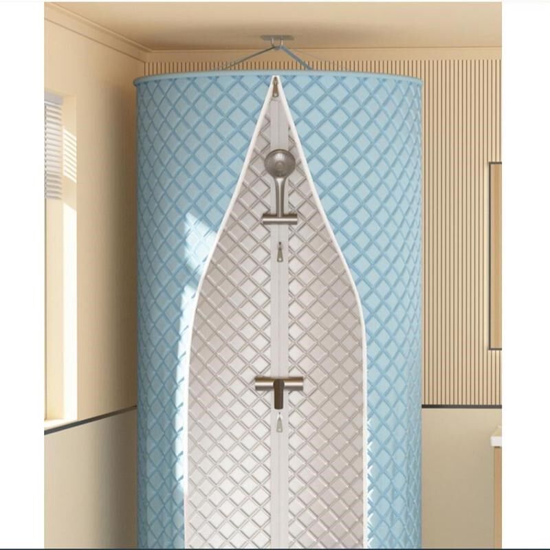 洗浴罩浴室隔断帘洗澡罩浴帐冬家用保温罩浴照加厚浴帘防水保温罩