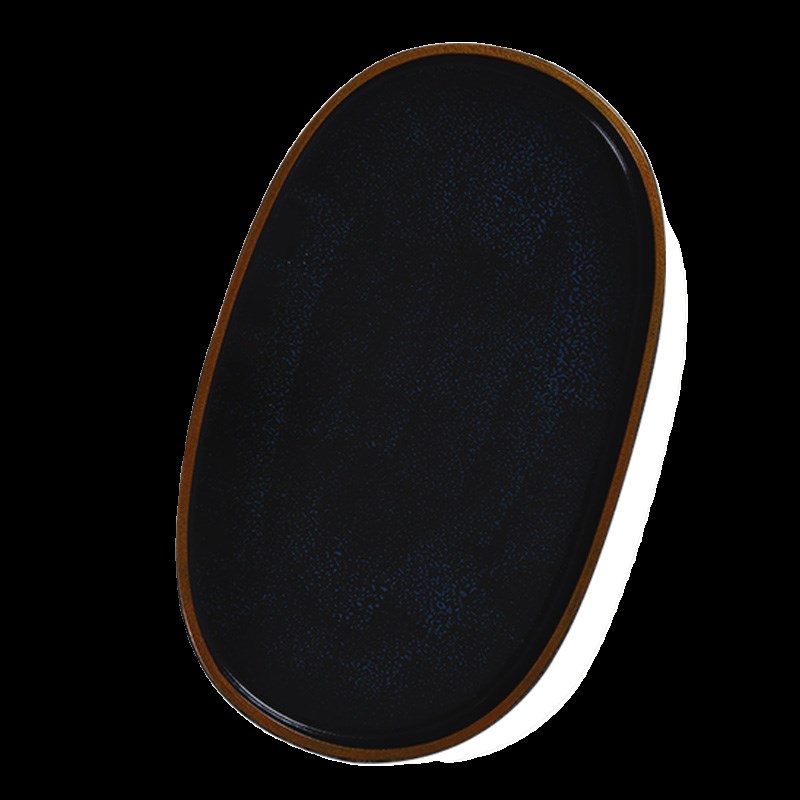 防水托盘看着茶盘木质长方形托盘漆器家用茶店点餐盘酒店盘子商用