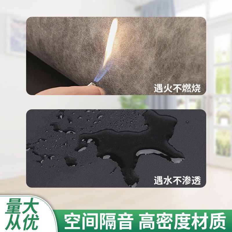 EVA环保阻尼阻燃高密度隔音毡隔断墙面地面隔音毯影院WKTV隔音材