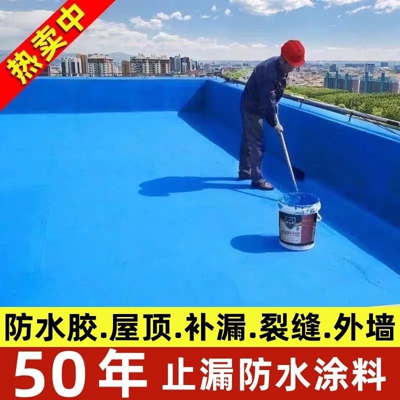 防水胶补漏裂缝渗水房顶防水材料内外墙补漏漆堵漏王屋顶防水涂b
