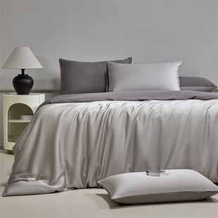100莱赛尔天丝四件套轻奢风凉感冰丝床单真丝三件套床上用品 夏季