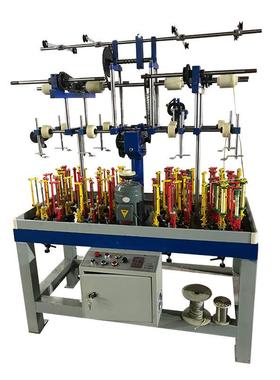 鱼线编织机QX90-8x8-90型-纱管47X140渔线编织机械渔线设备