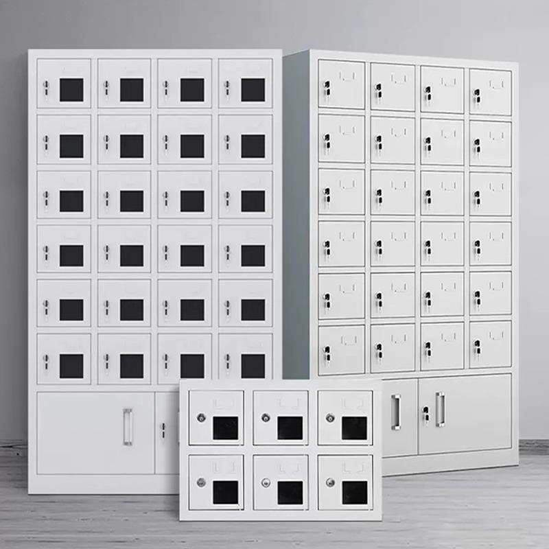 钢制手机存放柜充电柜单位对讲机保管箱会议室学校寄存收纳管理柜