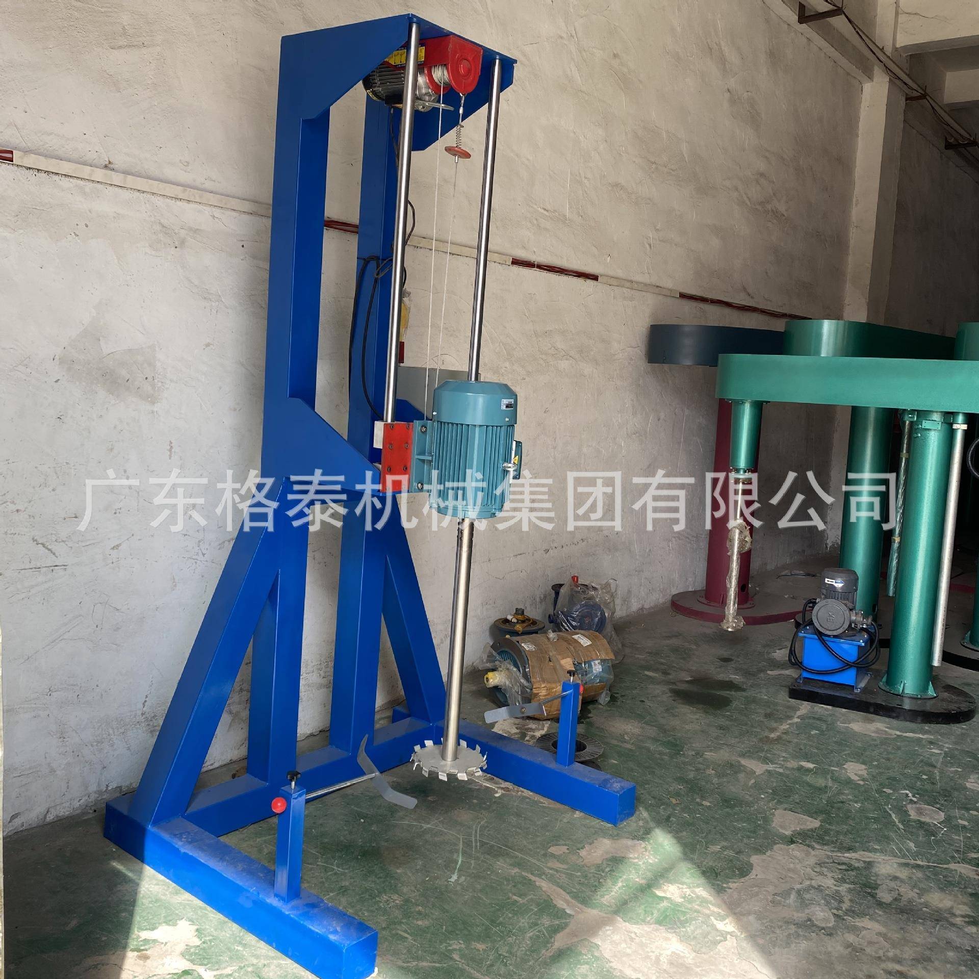 厂家直供强力升降分散机电动底盘漆搅拌机匀浆混浆机经久耐用