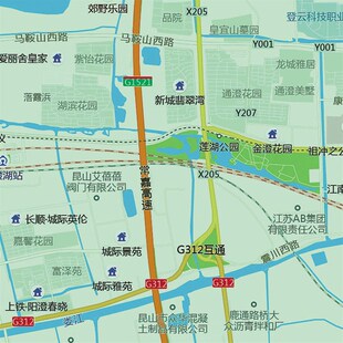 区域市县定制超大巨幅苏州市区地图订制定做城市城区海报装饰画芯