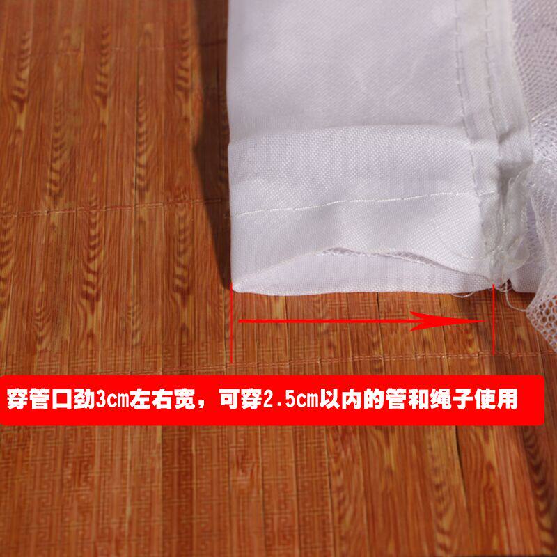 传统老式梅花蚊帐加高加厚加密1.2米1.5m1.8m床单开门穿竹方顶
