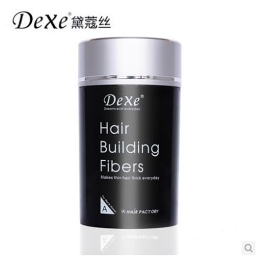 Dexe黑浓增发纤维假发美发粉浓密发宝补发男女头T发快速密发多稀
