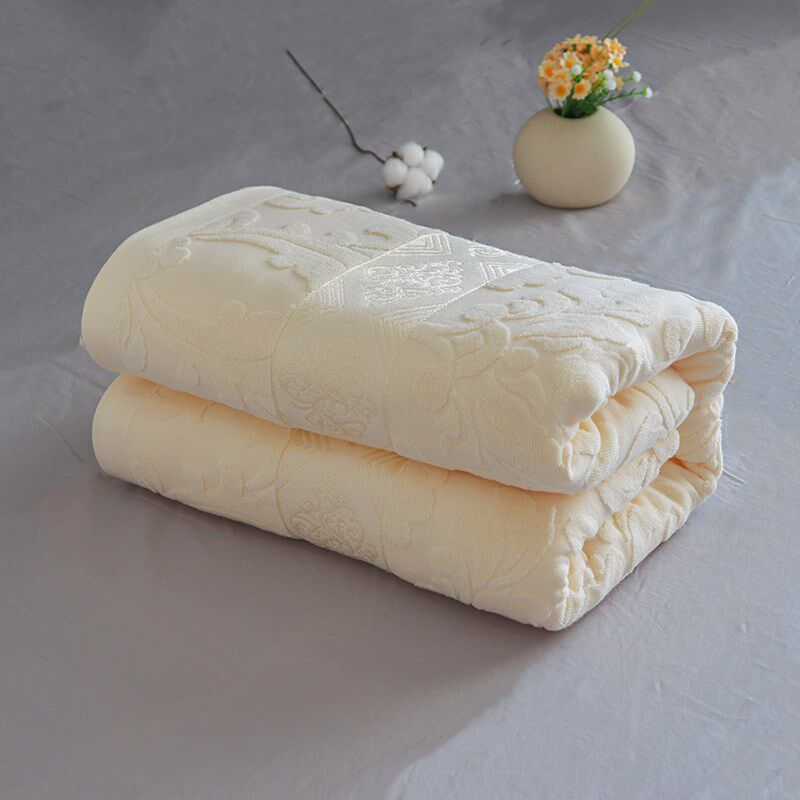 老式毛巾被纯棉单人双人全棉午休毯全G棉毛巾毯空调盖毯薄款夏凉