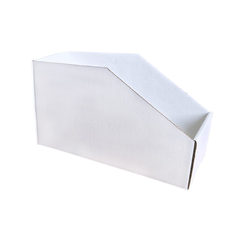 货架纸箱仓库配件分类超市展示陈列零食物料盒子斜口专用收纳纸盒