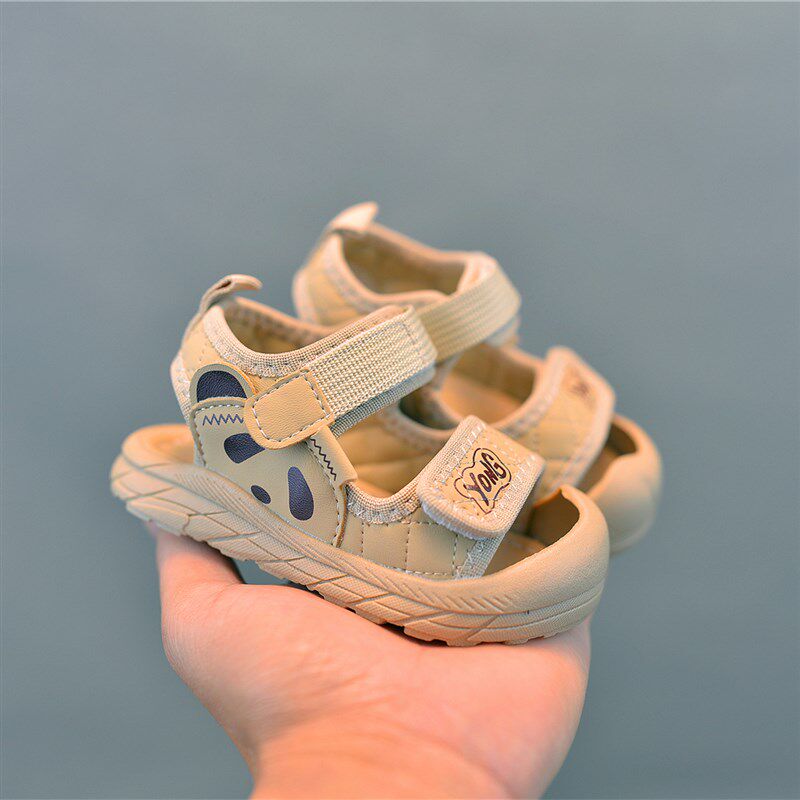 宝宝凉鞋男宝夏季男童小童包头鞋子1-2一3岁婴儿软底学步鞋女宝鞋