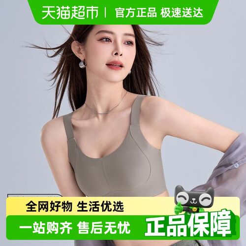 内衣女士胸e大显小收副乳聚拢上托防下垂超薄全罩杯显瘦无痕文胸