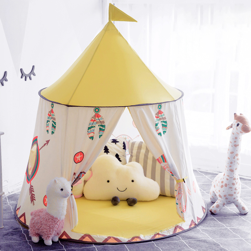 儿童室内帐篷蒙古包小型宝宝小孩子玩具屋室外户外便携式可折叠