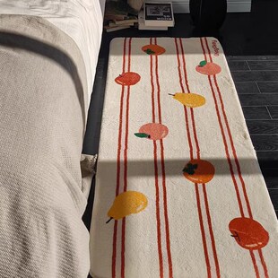 TipToe音乐水果 床边地毯卧室ins风客厅衣帽间书房间长条飘窗地垫