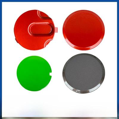 解放J6P前保险杠上拖钩盖Jh6原装拖钩装饰盖富红色圆塞盖