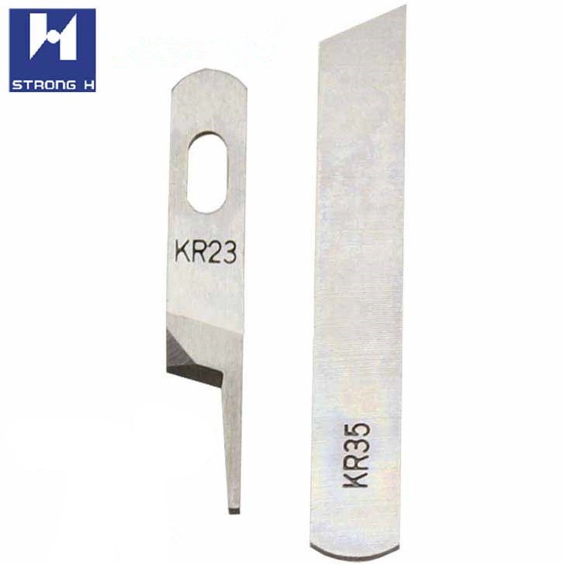 强信牌银箭款737/747拷边机三线四线包缝机通用上下刀片KR23/KR35