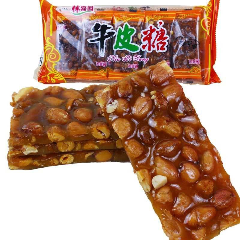 老式手工花生牛皮糖喜糖果零食手工正宗花生糖南糖瓜子酥独立小包