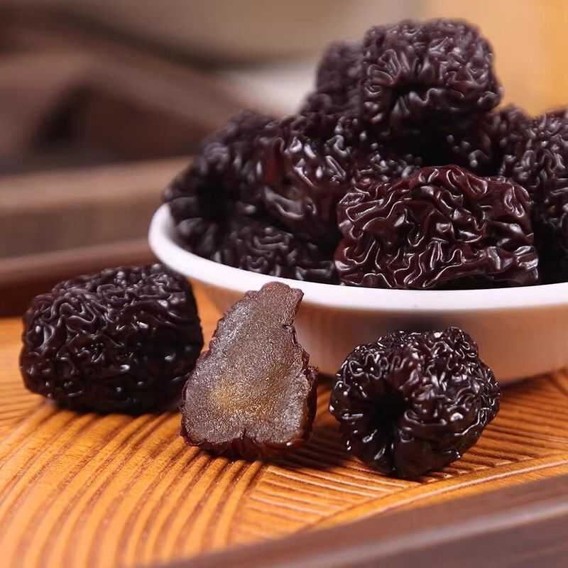 山东聊城特产名吃茌平圆铃乌枣果木熏蒸水晶黑枣充饥休闲零食礼盒
