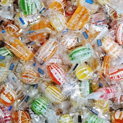 东北老式糖球传统童年怀旧丝光桔子瓣杂拌水果硬糖喜糖批发年货