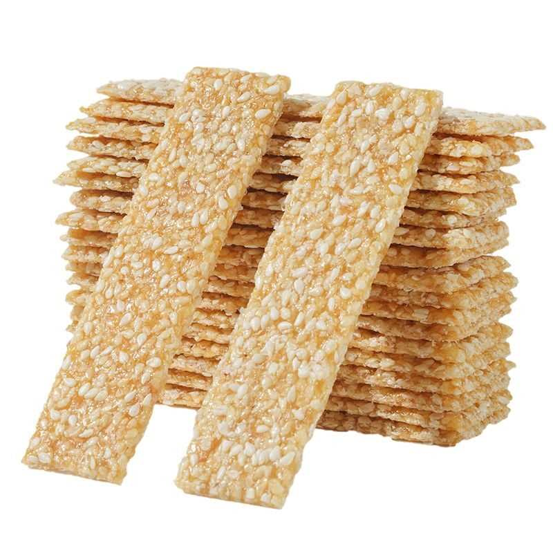 无蔗糖芝麻糖片薄脆糖片老人孕妇零食休闲食品怀旧老式手工批发价