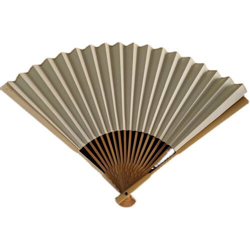 中国风文玩折叠扇子古典折扇9 5寸水磨玉竹古琴方翻轮扇骨工艺扇
