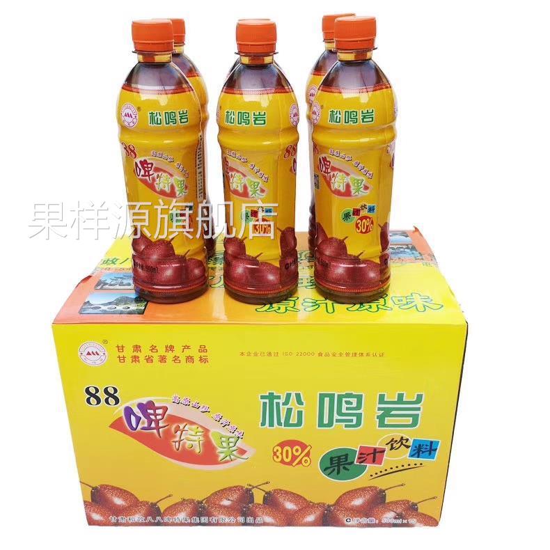 甘肃特产 啤特果汁 和政88啤特果 松鸣岩牌饮料一箱15瓶整箱 包邮
