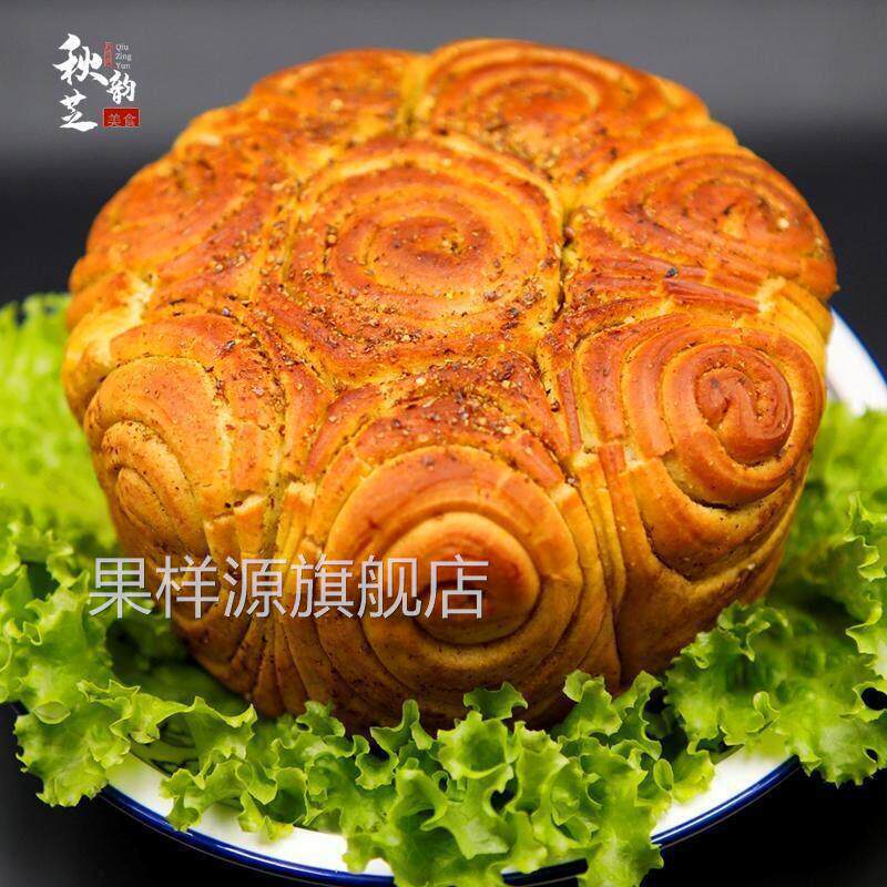 甘肃特产锅盔手工烤花馍平凉锅盔糖油饼黄馍馍西北特产旗舰店美食
