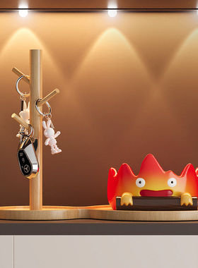 红色卡西法火焰柴火钥匙