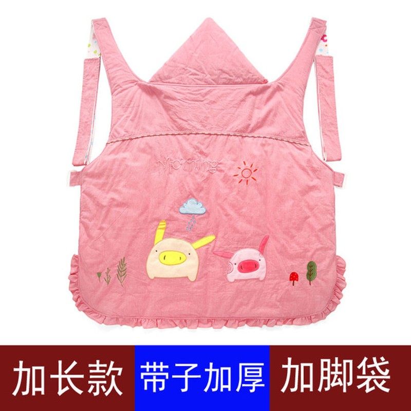 传统背带婴儿老式绑带四川背小孩背娃宝宝背巾冬厚多功能防风背裙