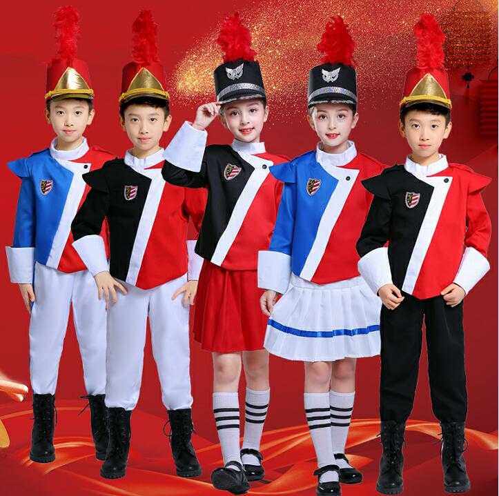 新款中小学生鼓号队服装少先队升旗手服装仪O仗队服装幼儿园旗手
