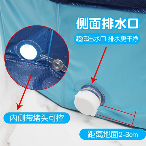 可折叠pvc宠物洗澡盆金毛狗狗泡澡游泳池多用途便携式动物浴盆