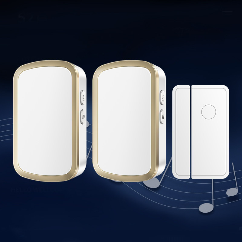 门磁一拖二小门神门窗防盗无线遥控开门提醒器居家隔离封条防疫情,电子/电工,报警主机,淘宝优惠券,粉丝福利购,淘宝优惠卷