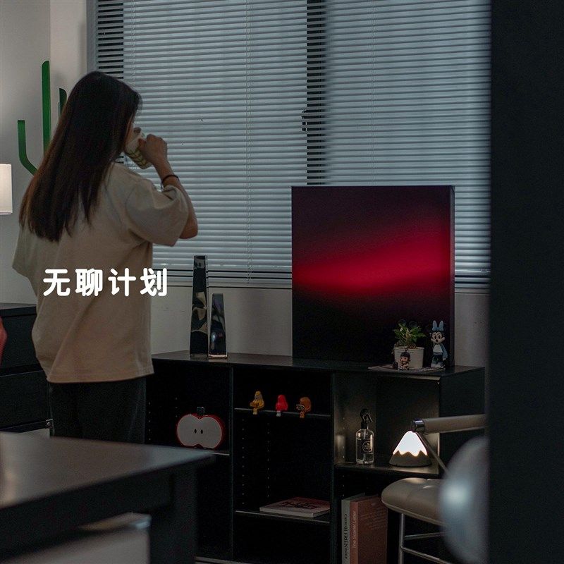 无聊计划 客厅氛围感装饰画色彩渐变挂画现代简约书房壁画高级感
