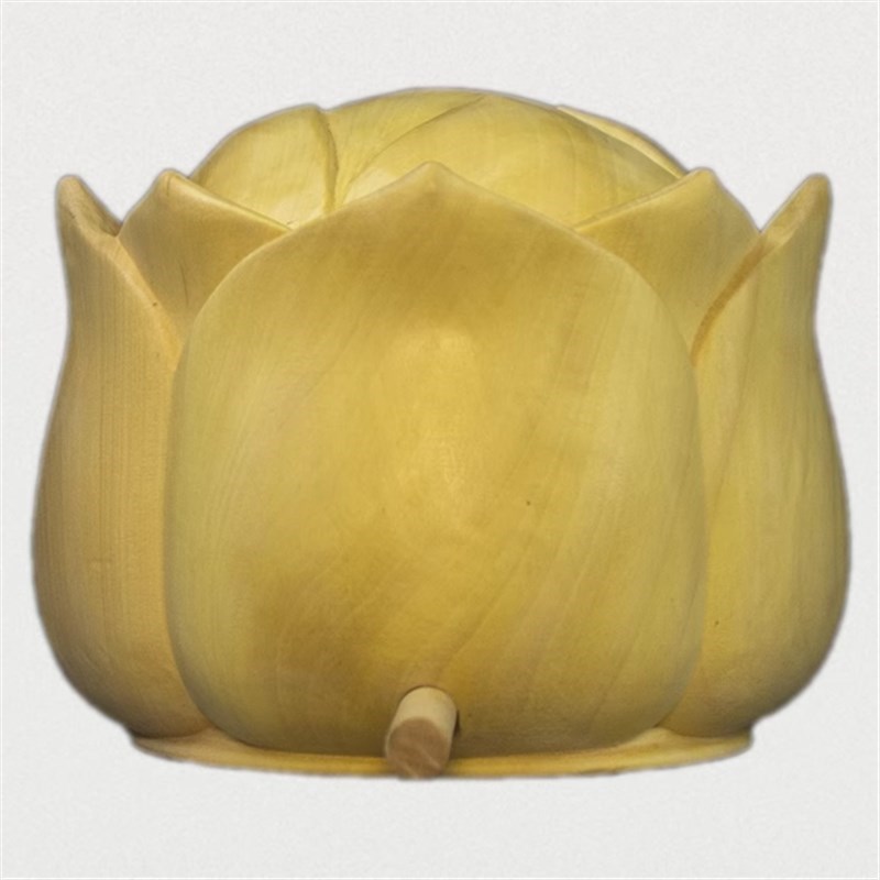 芙蓉冠 道冠 木雕