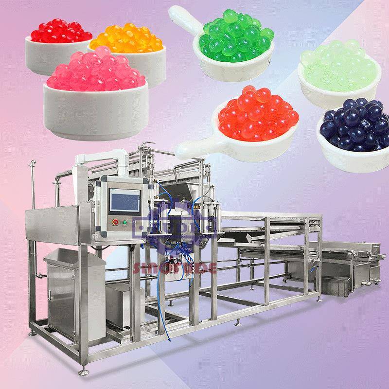 爆爆珠设备奶茶店水果饮品配料全自动挤出设备白色棉花糖浇注机