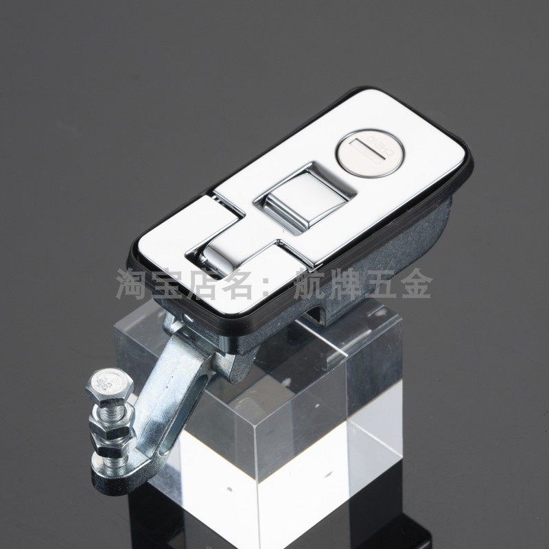 锌合金门锁弹跳锁平面锁MSu718-3C仓盖锁按压锁拖车房车锁具电柜