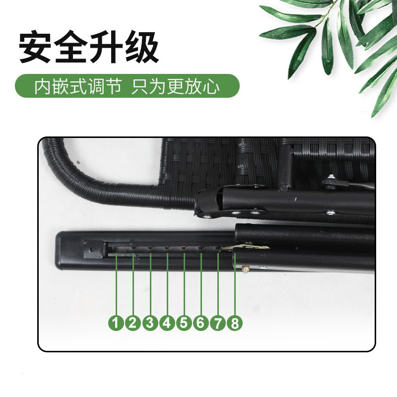 躺椅藤椅折叠午休单人藤编家用阳台靠背休闲懒人睡椅子老人午睡椅