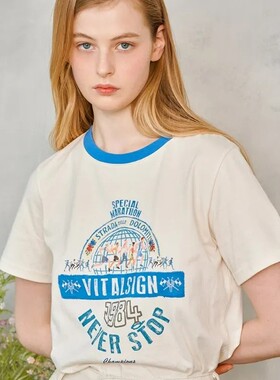 VITALSIGN · 马拉松 特别款 T恤 · M春夏新品简洁圆领运动