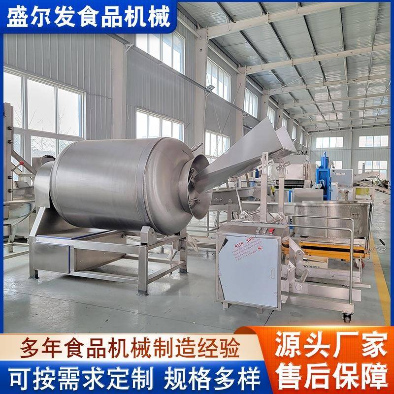 全自动液压提升滚揉机大型自动上料提升滚揉机肉制品腌制机