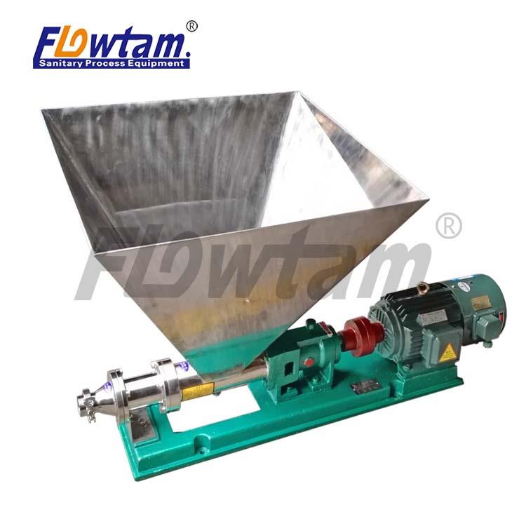 不锈钢卫生级G型单螺杆泵生产厂家浓浆浓酱输送泵304