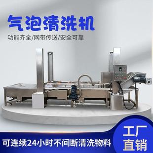 气泡式鲜果清洗机全自动翻浪式气泡果蔬清洗机草莓芒果多功能蔬菜