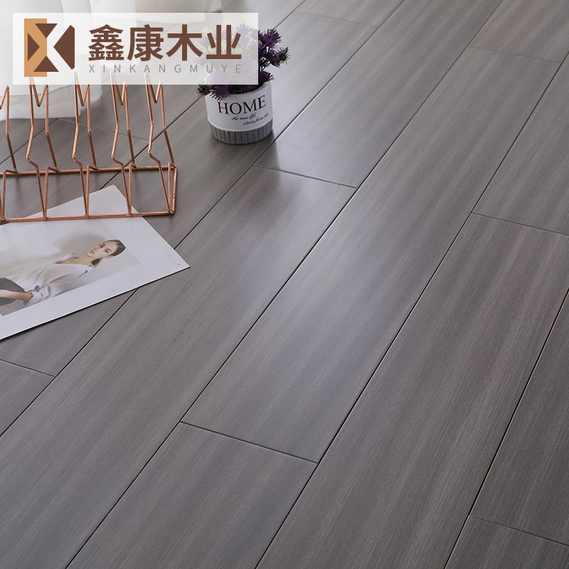 圆盘豆纯实木地板家用原木全实木番龙眼地板仿古耐磨环保