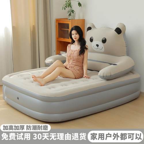 充气床垫打地舖自动帐篷户外露营睡垫折叠家用充气垫加高加大1.5