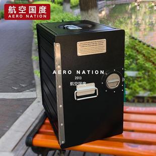 收纳柜子飞机箱航班储物箱家用床头储物箱子多层整理箱黑色 抽屉式