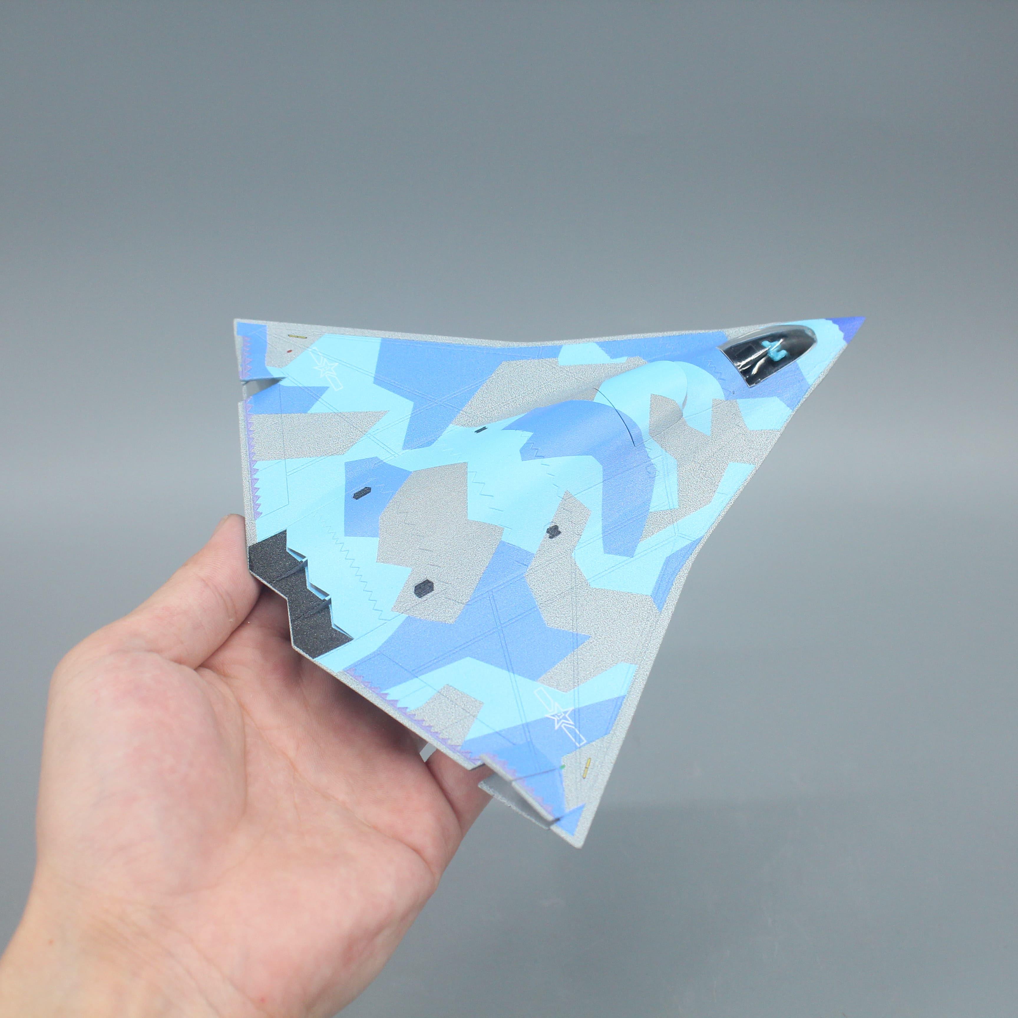 1:144六代战斗机歼36飞机模型J36银杏叶合金彷真军事收藏航模军事